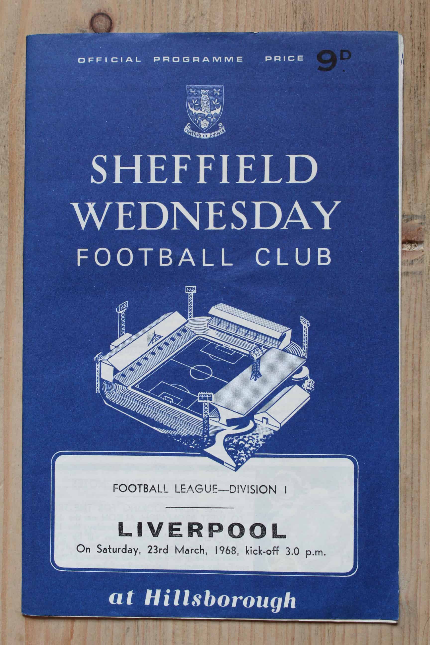 Sheffield Wednesday FC  v Liverpool FC